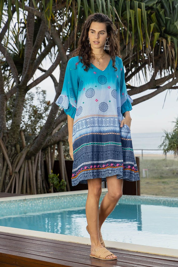 Arva Dress Ocean
